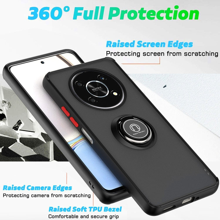 For Honor X9 Q Shadow 1 Series TPU + PC Phone Case with Ring