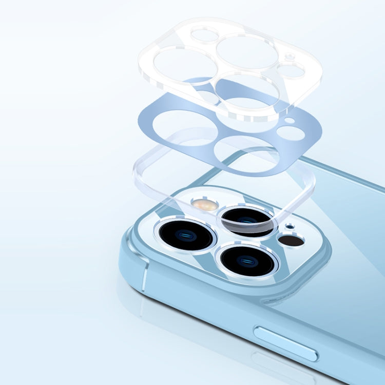 For iPhone 13 Pro Max Soft Shield Acrylic Transparent PC Phone Case