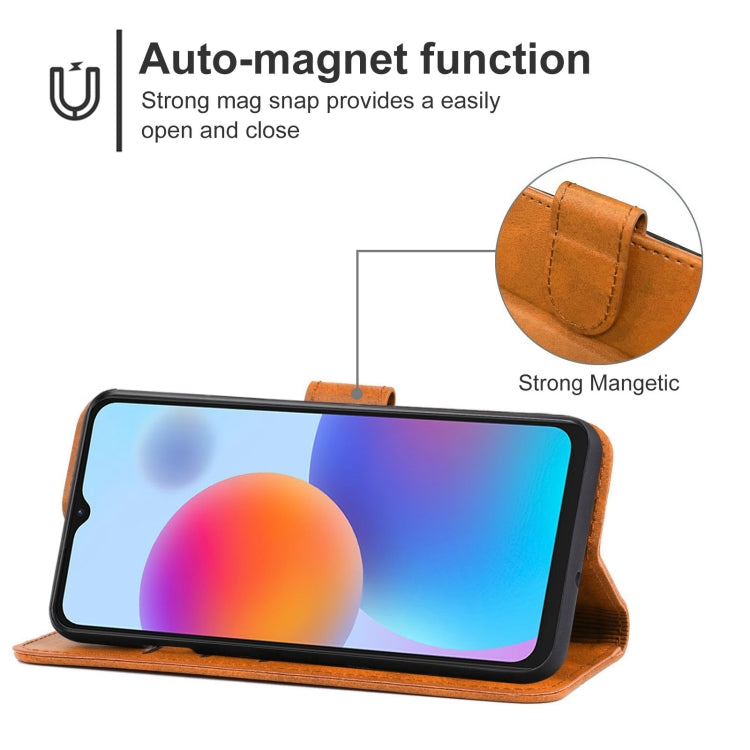 For ZTE Blade A52 2022 Leather Phone Case