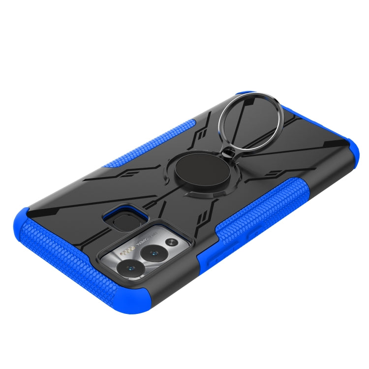 For Infinix Hot 12 Play Armor Bear Shockproof PC + TPU Phone Case