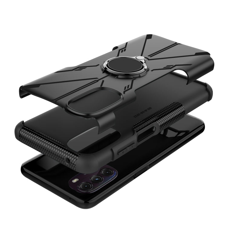 For Motorola Moto G 2022 Armor Bear Shockproof PC + TPU Phone Case