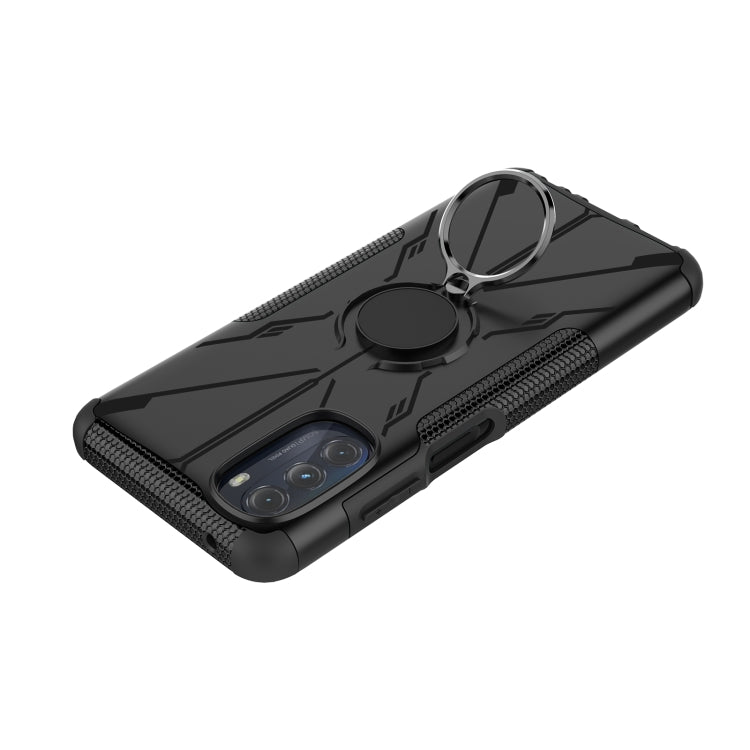 For Motorola Moto G 2022 Armor Bear Shockproof PC + TPU Phone Case