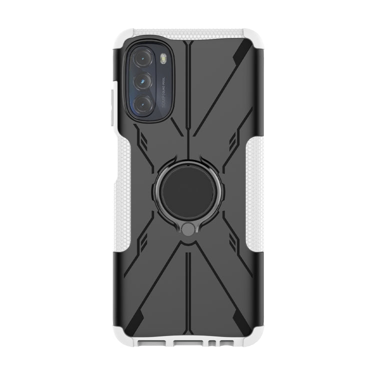 For Motorola Moto G 2022 Armor Bear Shockproof PC + TPU Phone Case