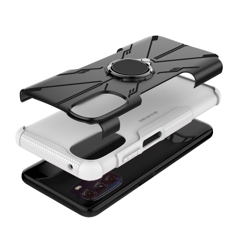 For Motorola Moto G 2022 Armor Bear Shockproof PC + TPU Phone Case
