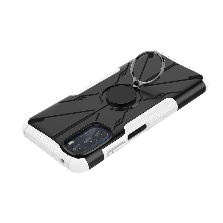 For Motorola Moto G 2022 Armor Bear Shockproof PC + TPU Phone Case