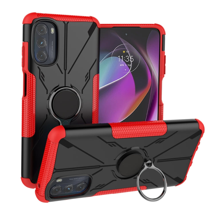 For Motorola Moto G 2022 Armor Bear Shockproof PC + TPU Phone Case