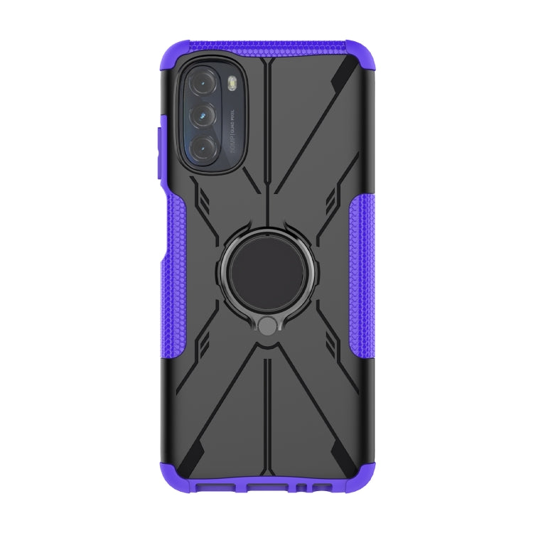 For Motorola Moto G 2022 Armor Bear Shockproof PC + TPU Phone Case