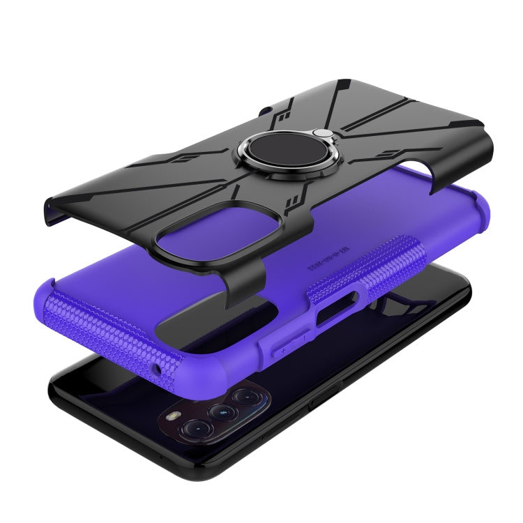 For Motorola Moto G 2022 Armor Bear Shockproof PC + TPU Phone Case