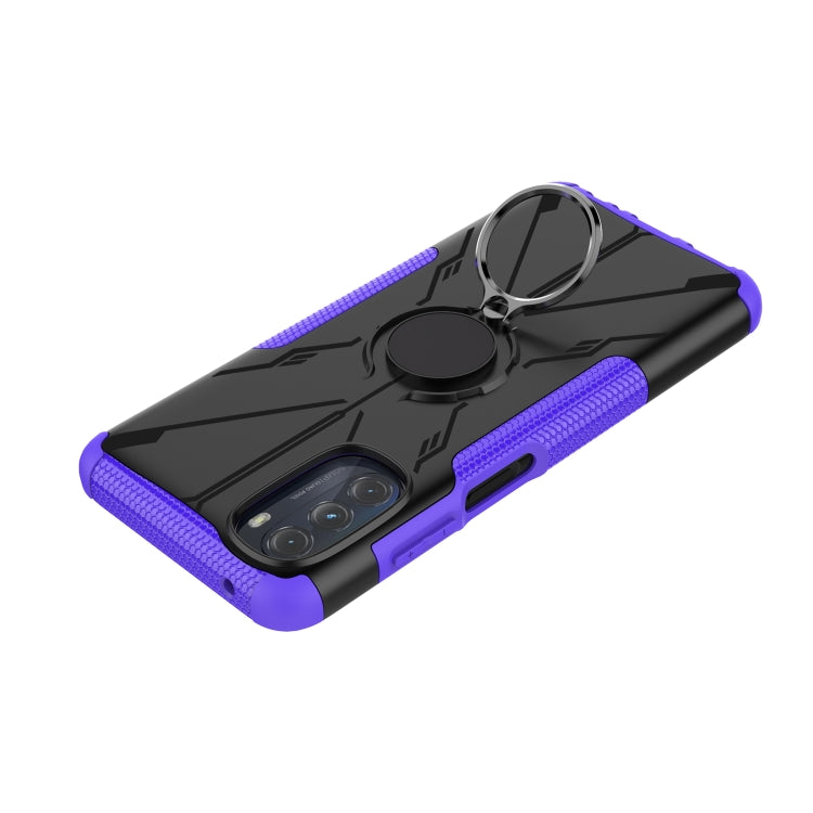 For Motorola Moto G 2022 Armor Bear Shockproof PC + TPU Phone Case