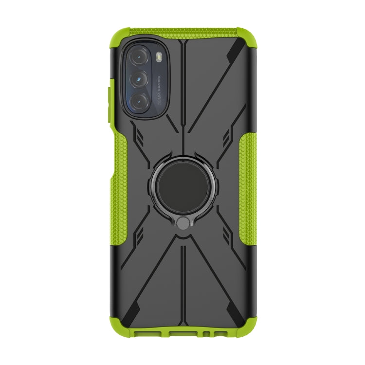 For Motorola Moto G 2022 Armor Bear Shockproof PC + TPU Phone Case