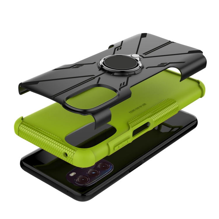 For Motorola Moto G 2022 Armor Bear Shockproof PC + TPU Phone Case