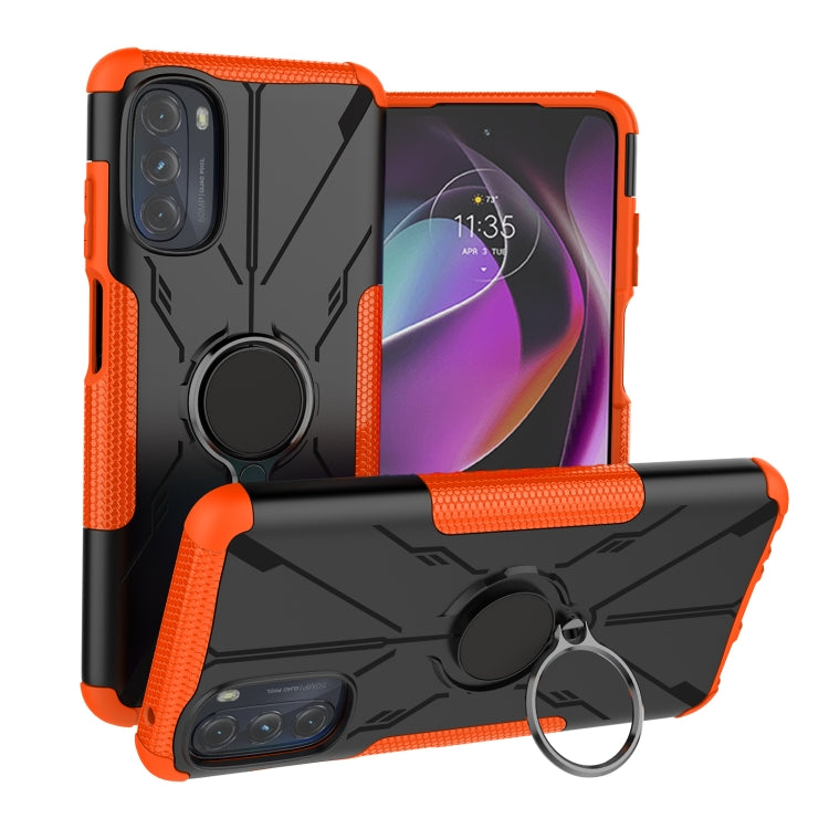 For Motorola Moto G 2022 Armor Bear Shockproof PC + TPU Phone Case