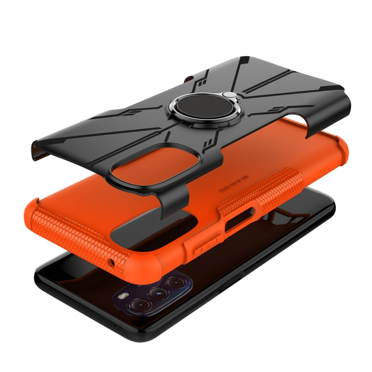 For Motorola Moto G 2022 Armor Bear Shockproof PC + TPU Phone Case