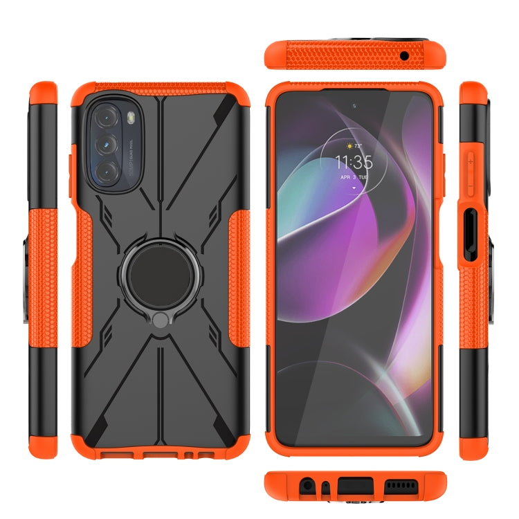 For Motorola Moto G 2022 Armor Bear Shockproof PC + TPU Phone Case