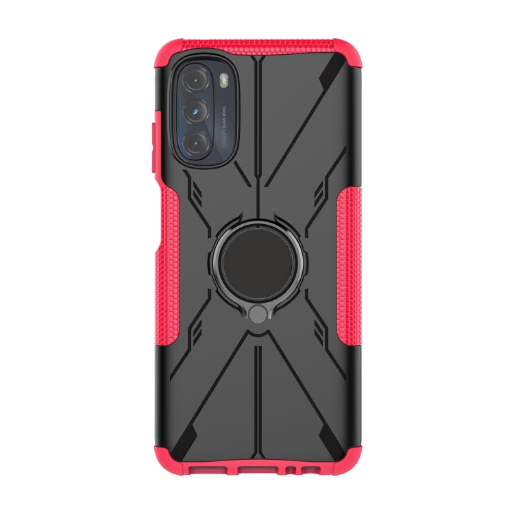 For Motorola Moto G 2022 Armor Bear Shockproof PC + TPU Phone Case