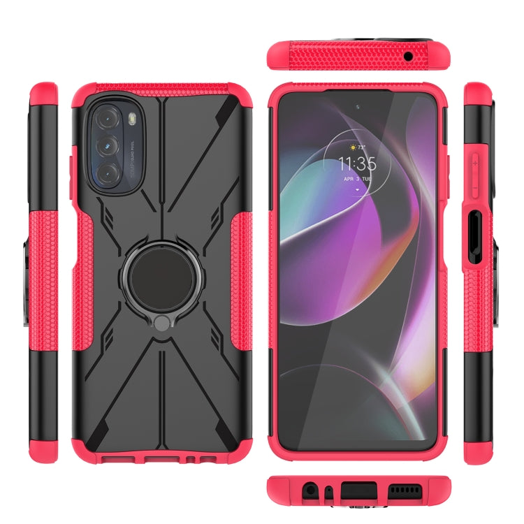 For Motorola Moto G 2022 Armor Bear Shockproof PC + TPU Phone Case