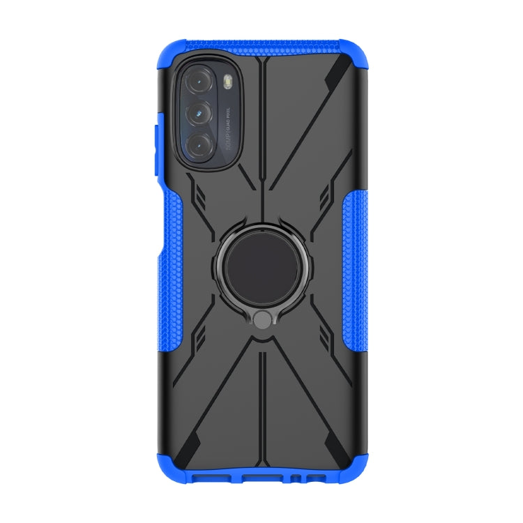 For Motorola Moto G 2022 Armor Bear Shockproof PC + TPU Phone Case