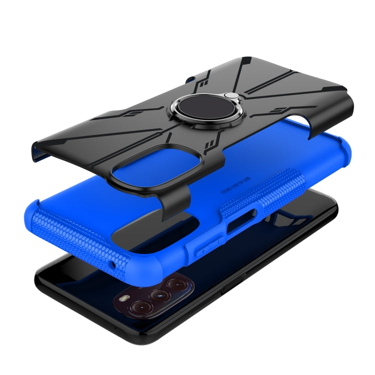 For Motorola Moto G 2022 Armor Bear Shockproof PC + TPU Phone Case
