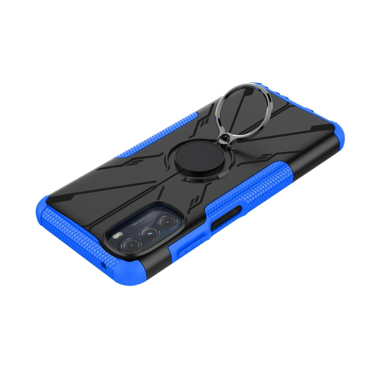 For Motorola Moto G 2022 Armor Bear Shockproof PC + TPU Phone Case