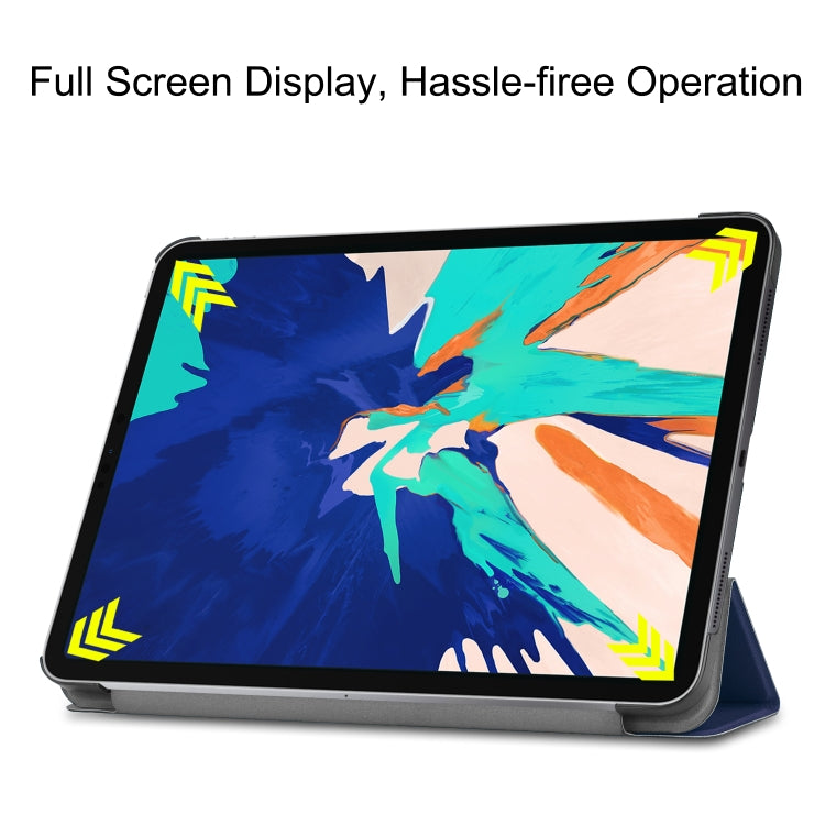 For iPad Pro 12.9 inch 2020 Custer Teature Smart Tablet Holster with Sleep / Wake-up Function & 3-Fold Holder