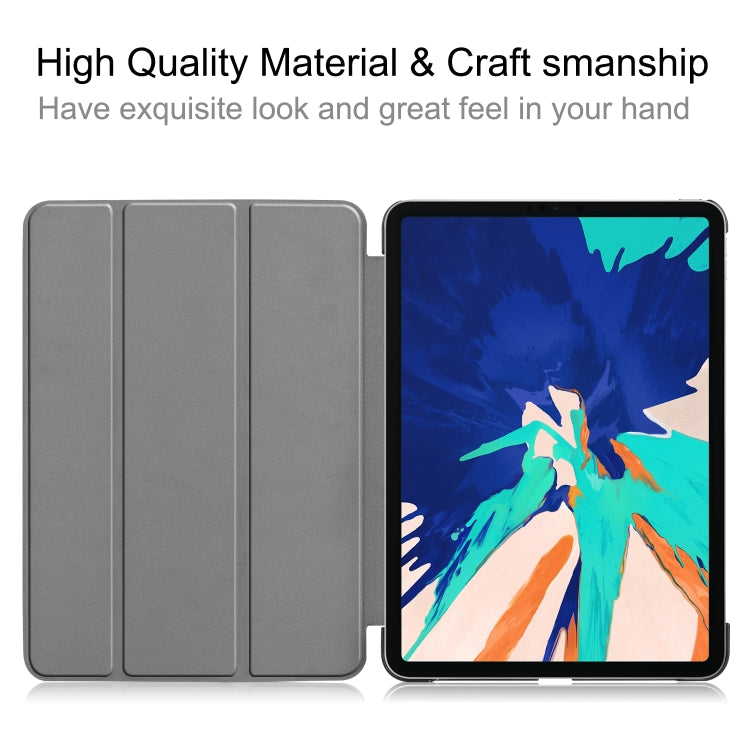 For iPad Pro 12.9 inch 2020 Custer Teature Smart Tablet Holster with Sleep / Wake-up Function & 3-Fold Holder