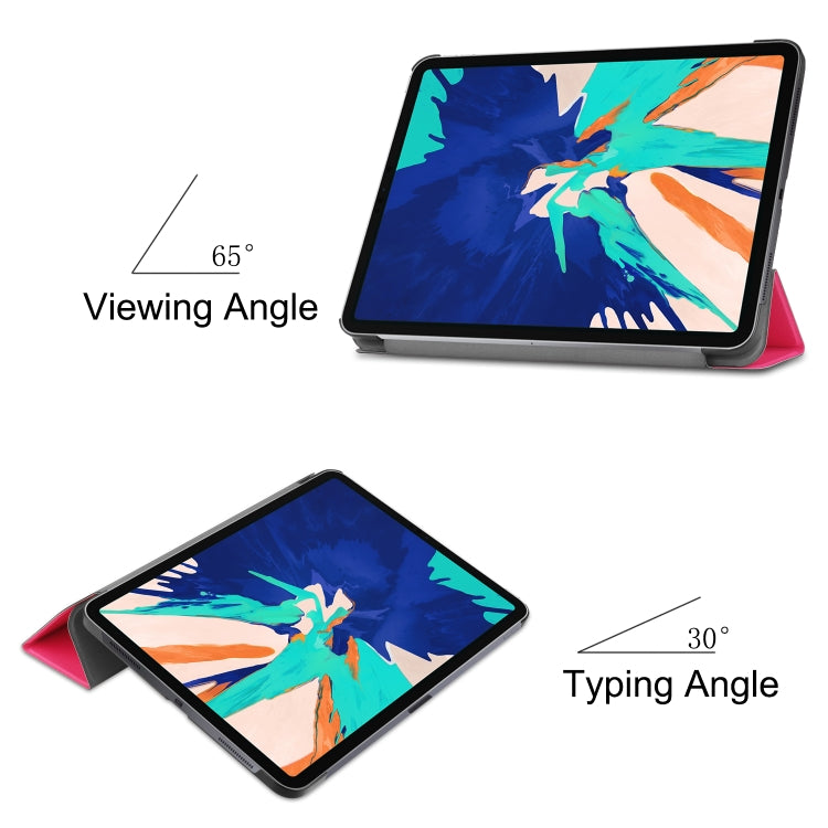 For iPad Pro 12.9 inch 2020 Custer Teature Smart Tablet Holster with Sleep / Wake-up Function & 3-Fold Holder