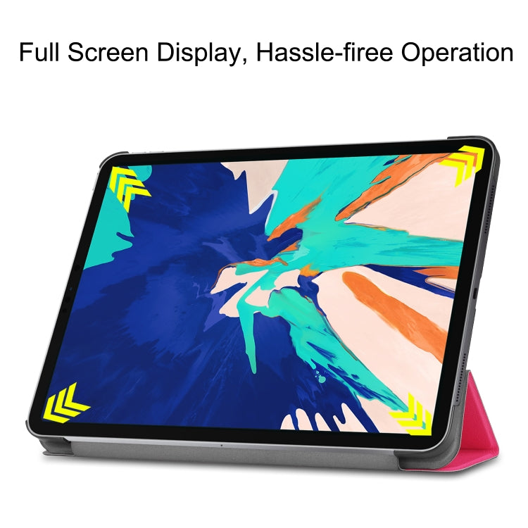 For iPad Pro 12.9 inch 2020 Custer Teature Smart Tablet Holster with Sleep / Wake-up Function & 3-Fold Holder