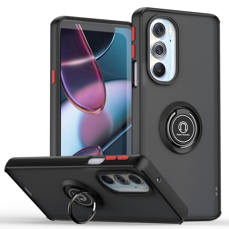 For Motorola Edge X30/30 Pro/Plus 2022 Q Shadow 1 Series TPU + PC Phone Case with Ring
