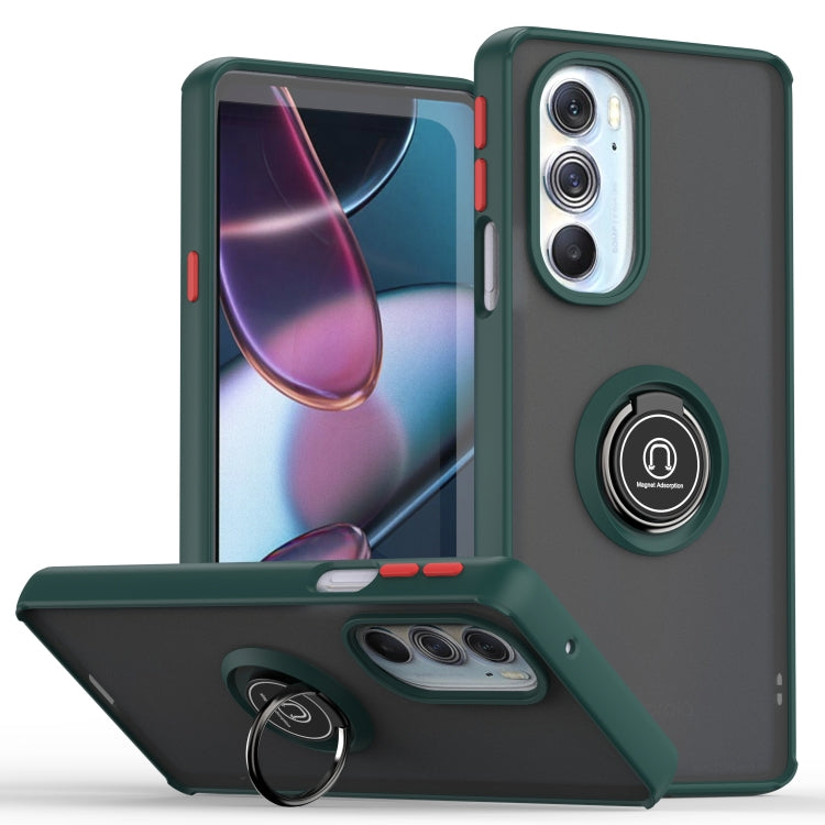 For Motorola Edge X30/30 Pro/Plus 2022 Q Shadow 1 Series TPU + PC Phone Case with Ring