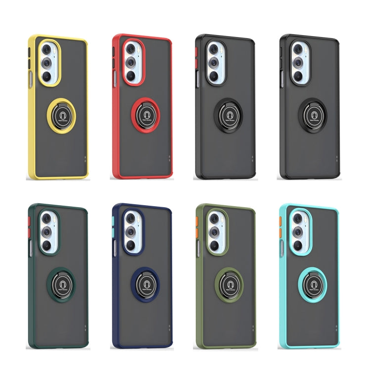 For Motorola Edge X30/30 Pro/Plus 2022 Q Shadow 1 Series TPU + PC Phone Case with Ring