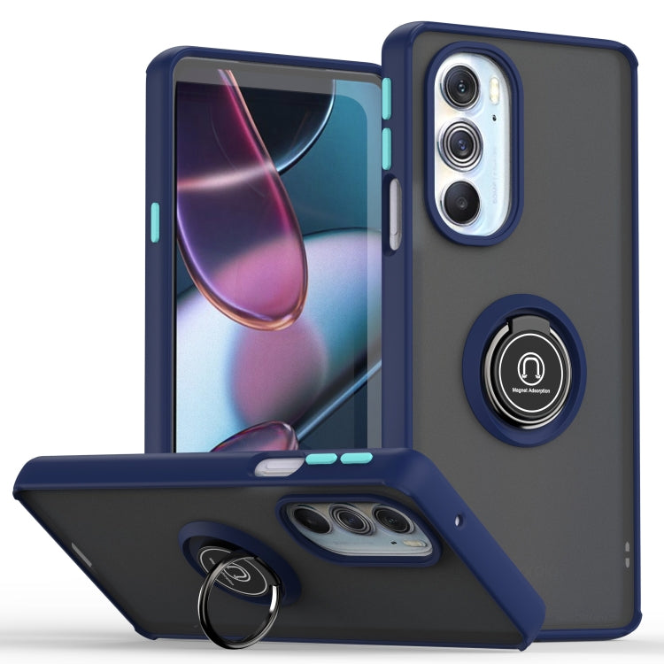 For Motorola Edge X30/30 Pro/Plus 2022 Q Shadow 1 Series TPU + PC Phone Case with Ring