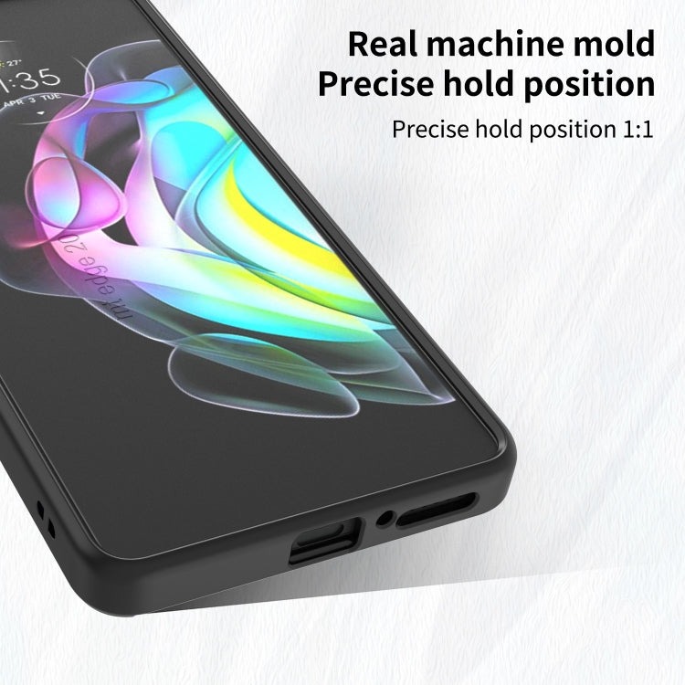 For Motorola Edge 20 Q Shadow 1 Series TPU + PC Phone Case with Ring
