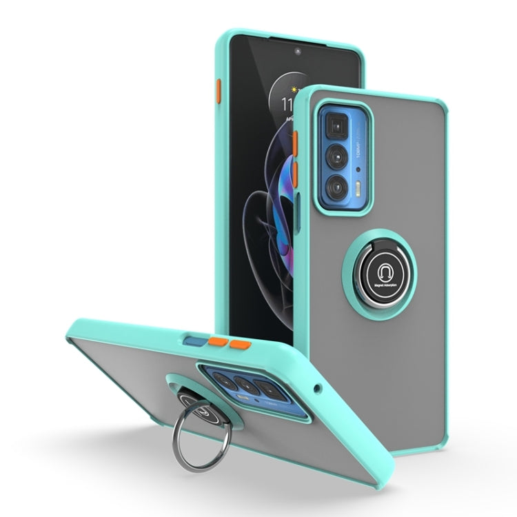 For Motorola Edge 20 Pro Q Shadow 1 Series TPU + PC Phone Case with Ring