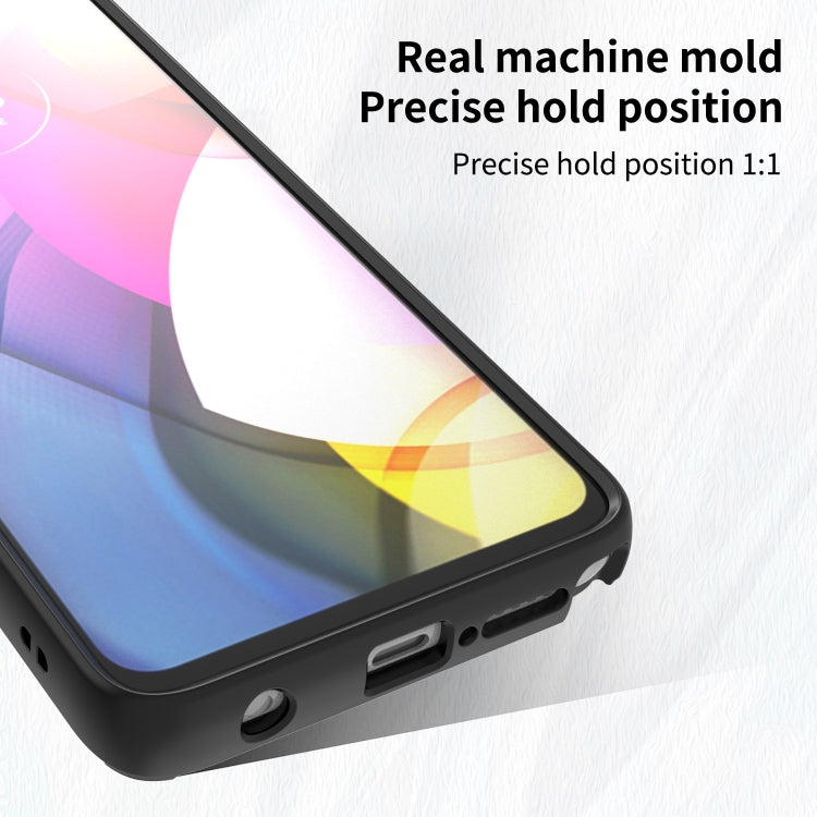 For Motorola Moto G Stylus 2021 Q Shadow 1 Series TPU + PC Phone Case with Ring