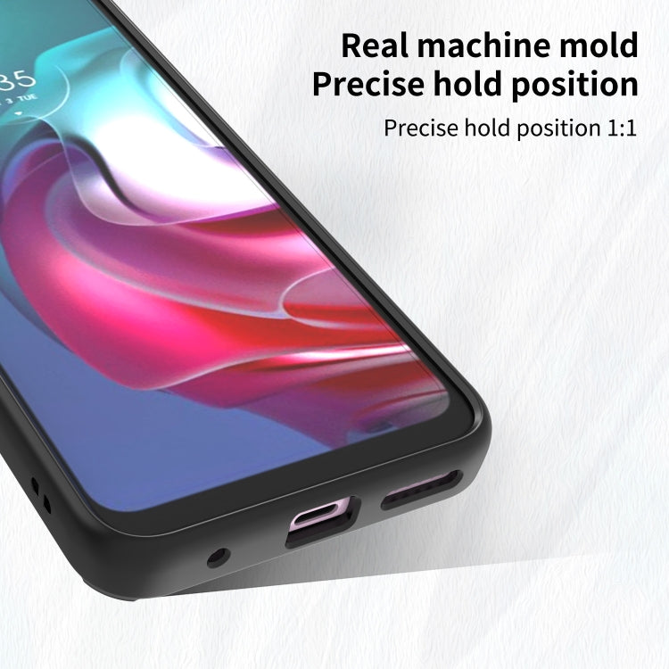 For Motorola Moto G10/G30 Q Shadow 1 Series TPU + PC Phone Case with Ring