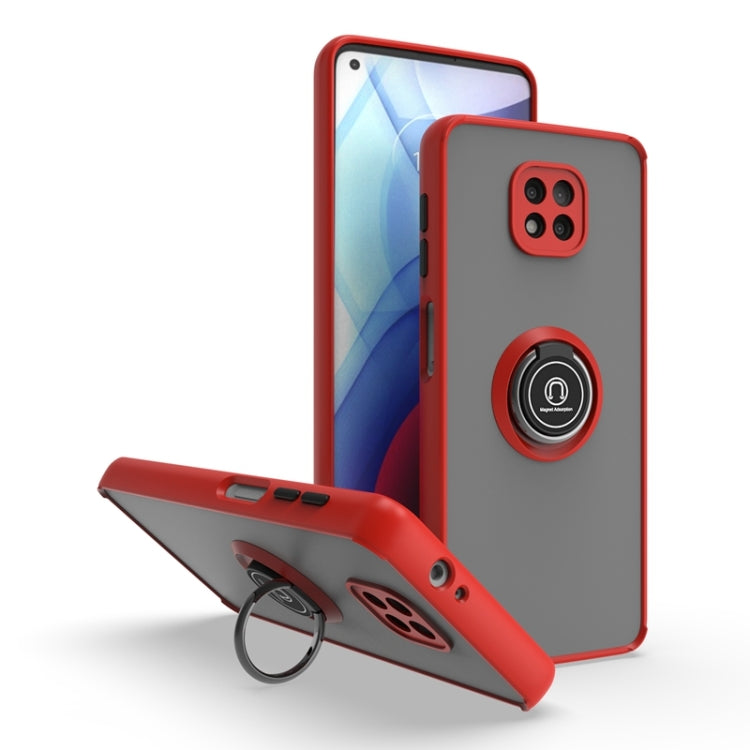 For Motorola Moto G Power 2021 Q Shadow 1 Series TPU + PC Phone Case with Ring