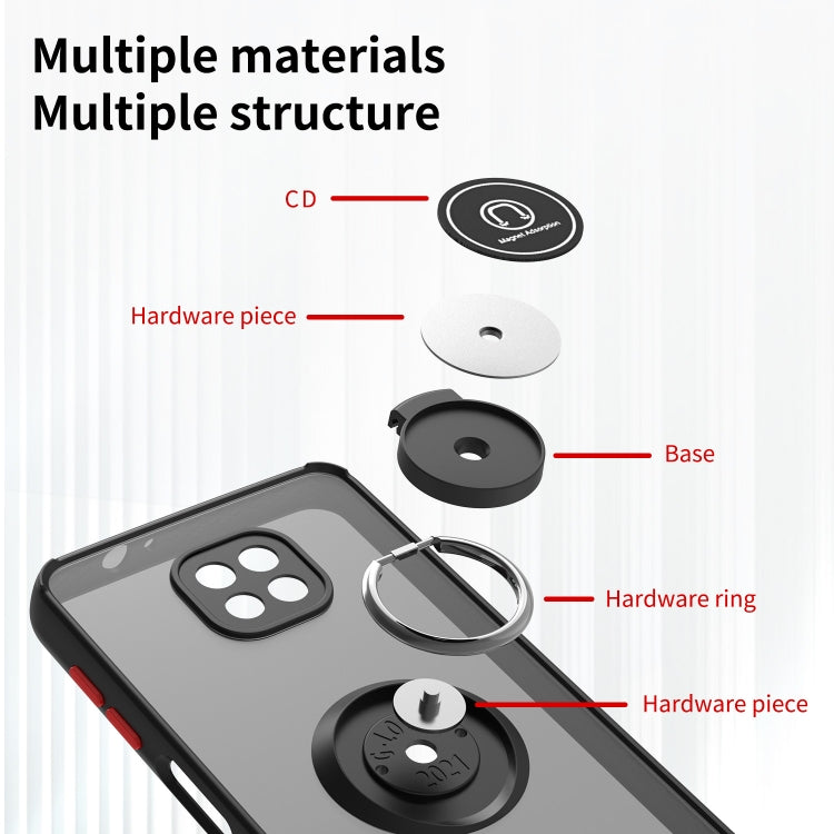 For Motorola Moto G Power 2021 Q Shadow 1 Series TPU + PC Phone Case with Ring