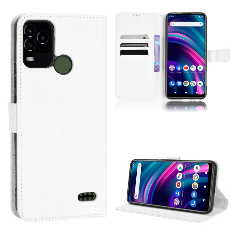 For BLU G71+ Diamond Texture Leather Phone Case