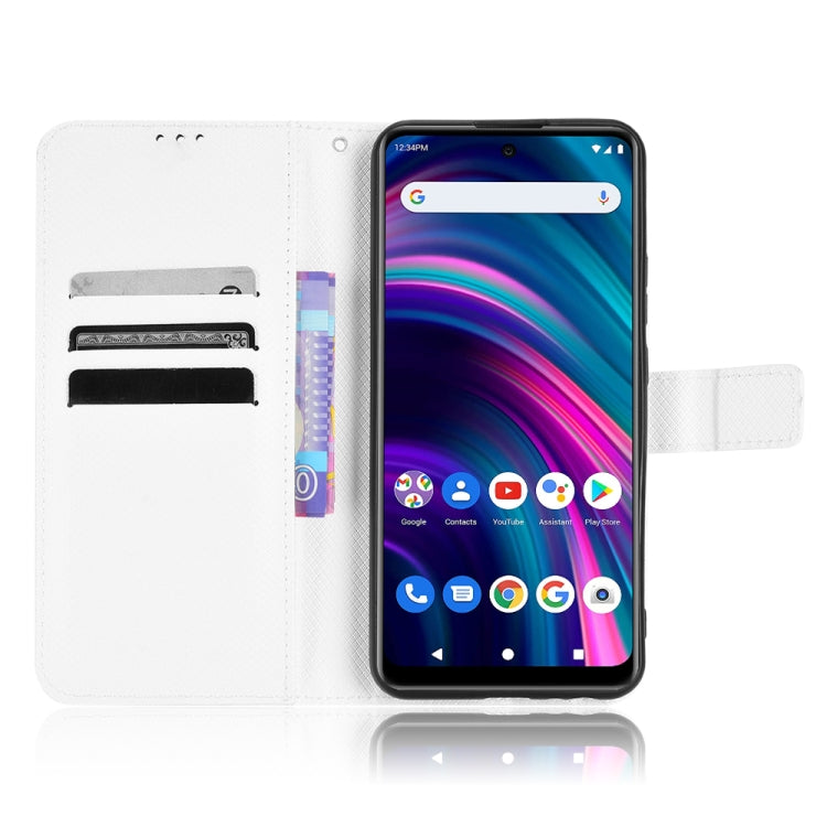 For BLU G71+ Diamond Texture Leather Phone Case
