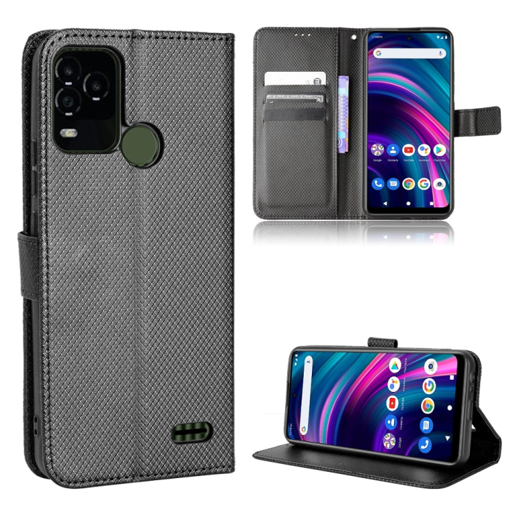 For BLU G71+ Diamond Texture Leather Phone Case