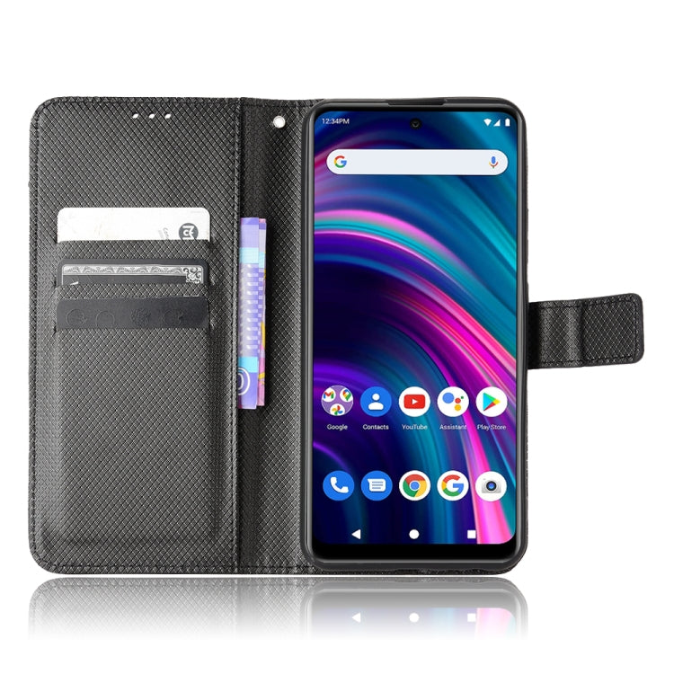 For BLU G71+ Diamond Texture Leather Phone Case