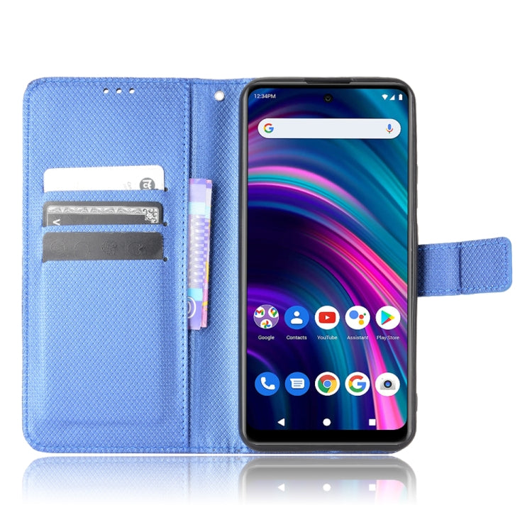 For BLU G71+ Diamond Texture Leather Phone Case