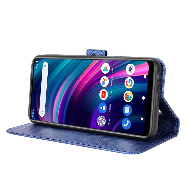 For BLU G71+ Diamond Texture Leather Phone Case