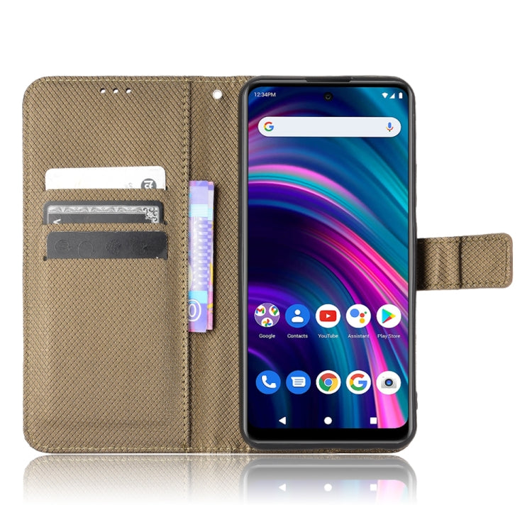 For BLU G71+ Diamond Texture Leather Phone Case