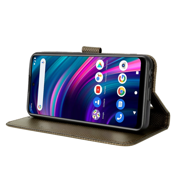 For BLU G71+ Diamond Texture Leather Phone Case