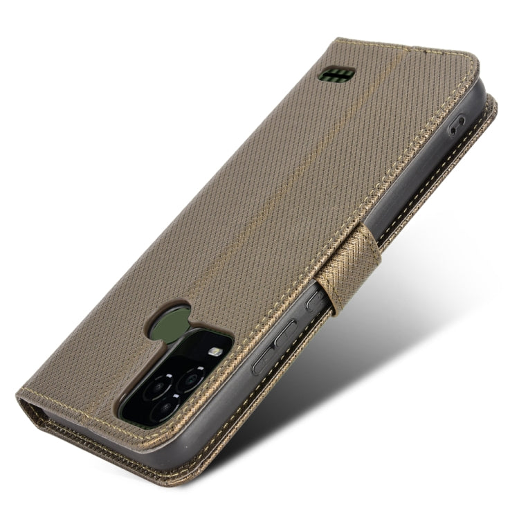 For BLU G71+ Diamond Texture Leather Phone Case