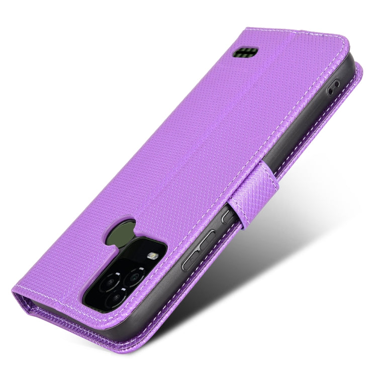 For BLU G71+ Diamond Texture Leather Phone Case