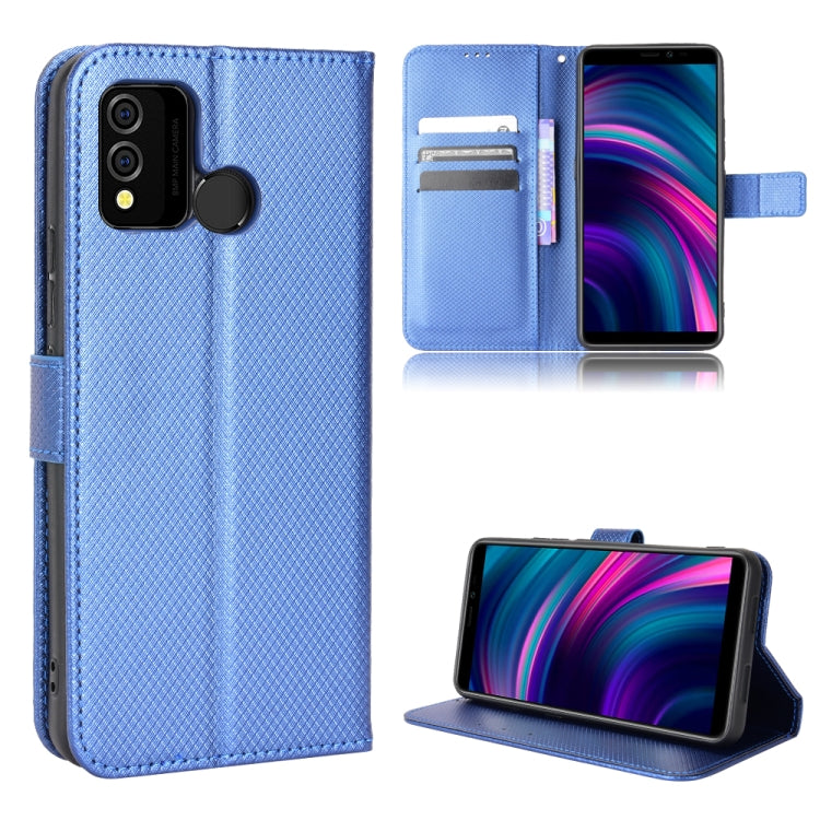 For BLU J9L Diamond Texture Leather Phone Case