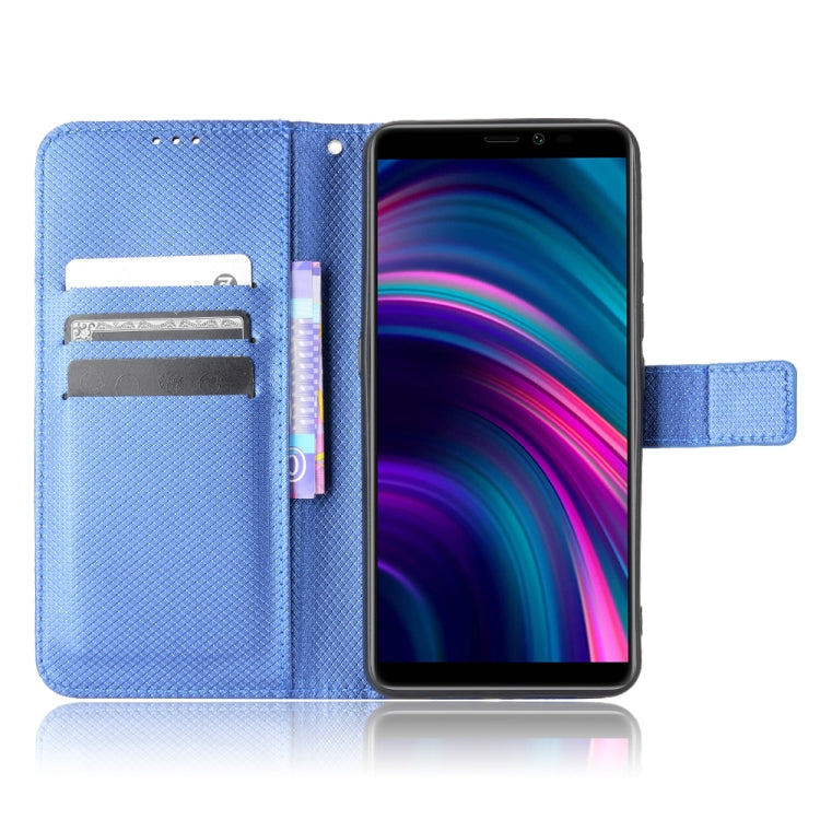 For BLU J9L Diamond Texture Leather Phone Case