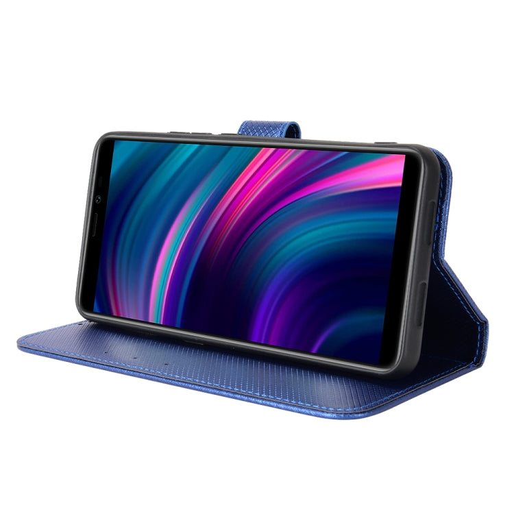 For BLU J9L Diamond Texture Leather Phone Case